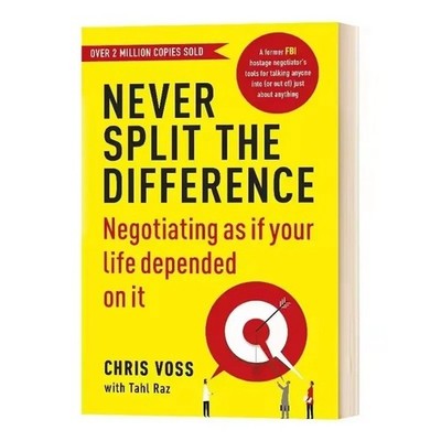 Never Split The Difference By Chris Voss Books it will reach to you in 25-30 day