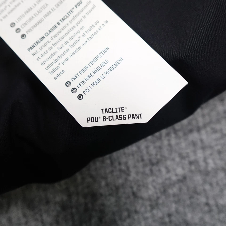 5.11 Tactical Taclite PDU B-Class Pants Men's 48x30 Midnight Navy Teflon Cargo - Image 4 of 4