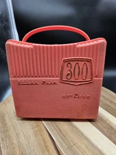 Opta-Vue Slide File 300  Carry Case With Personal Collection Slides Of Italy 