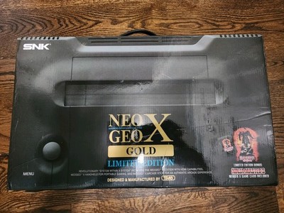 NEO GEO X Gold, 2 Joysticks, Docking Station, Mega Pack 1