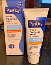 PanOxyl Acne Foaming Wash For Face  Body 1oz TRAVEL Benzoyl Peroxide Exp 3/2027