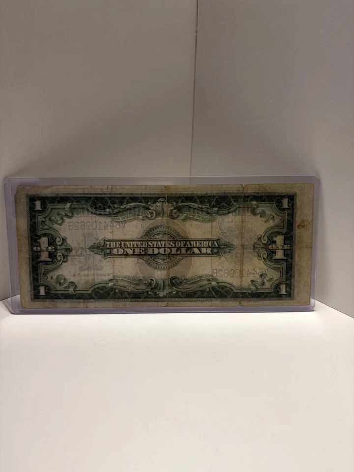 1923 $1 Silver Certificate Banknote Horse Blanket Circulated - Image 2 of 2