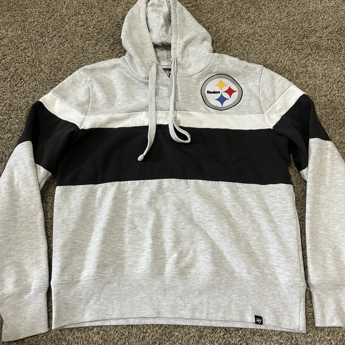 Sweat à capuche NFL Pittsburgh Steelers Sideline Club pour homme