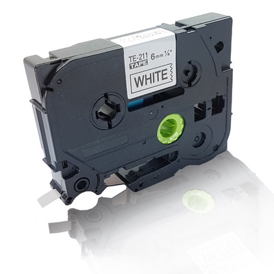 Austausch kompatible Schriftband für Brother P-Touch 900 TZE 211 black o Office 