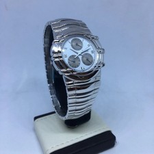 Piaget Tanagra Watch Vintage c. 1980s 18k White Gold Quartz Movement