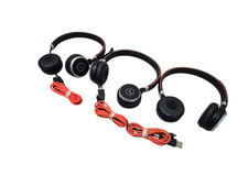 Lot of 3 Jabra Evolve 65 SE Stereo Wireless Bluetooth Headset HSC018WA Tested