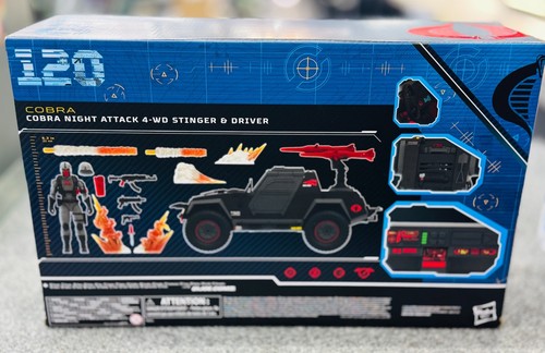 GI Joe Classified Series Cobra Night Attack 4-WD Stinger & Driver #120 New - Picture 2 of 2
