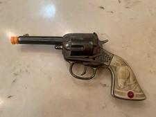 Vintage 1940 Buffalo Bill Toy Cast Iron Cap Gun 8 Inches