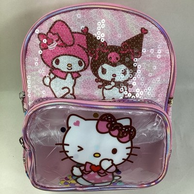Hello Kitty and Friends Iridescent 10'' Mini Backpack Multi-Color NWT