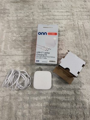 ONN 100W Fast Charge USB-C Laptop Charging Kit With Fast Charge Power Delivery 