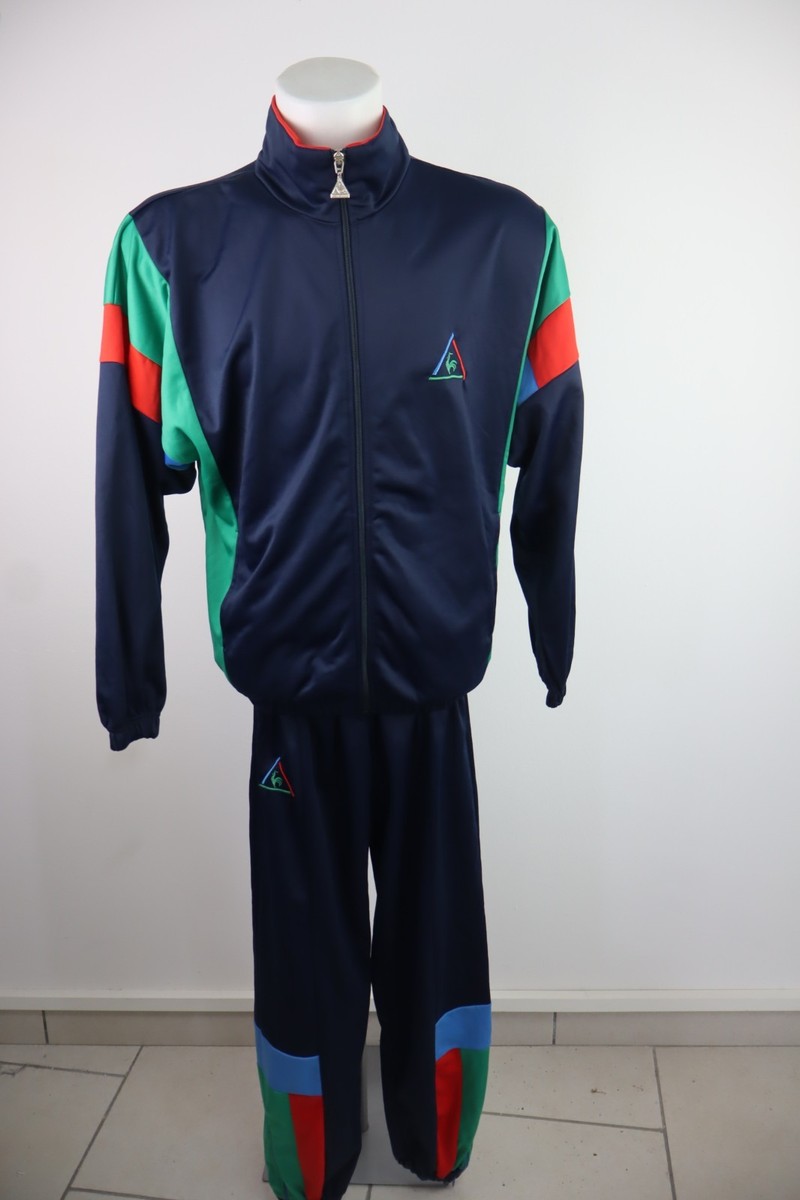 LE COQ SPORTIF MEN'S SUIT COMPLETE size L/XL TRACKSUIT JACKET SPORTS PANTS