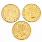 1857-1862 Type 3 Large Indian Head United States Lot of 3 No Reserve #C770-1