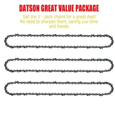 28" Chainsaw Chain 3/8-050-93DL Full-Chisel replaces 72DG093G
