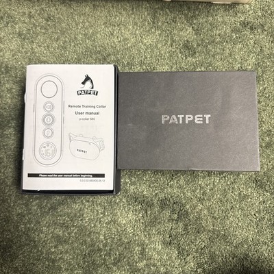 PATPET P-Collar 680 Rechargeable Remote Dog Training Collar Training Modes WHITE
