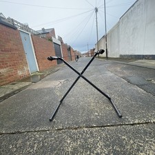  1 Single-Braced Keyboard Stand Heavy-Duty Adjustable 55KG Load