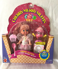 Vintage Cherry Merry Muffin Ice Cream Party Doll Set- New 1990 Mattel