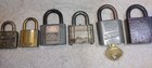 6 Vintage Padlocks.Slaymaker,Yale, Master 44,Deluxe,Chicago — photo 1