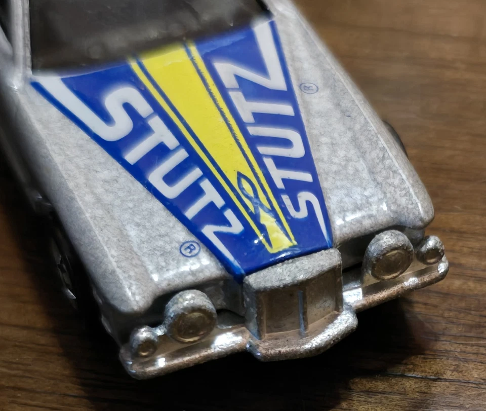 Mattel 1979 27/8" Hot Wheels 1:64 Stutz Silver Race Car Hong Kong coche suelto Foto 4 de 4