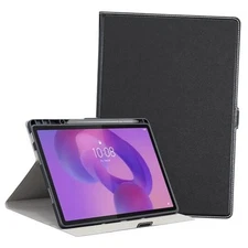 for Lenovo Idea Tab Pro Case with Pen Holder,Magnetic Silicone Shockproof Black