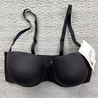 Bali Womens 36DD Black Full Coverage Underwire Multiway Strapless Bra
