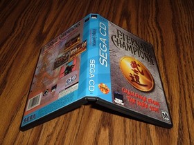 Eternal Champions Challenge From the Dark Side 1994 Sega CD disc w/ repro cover