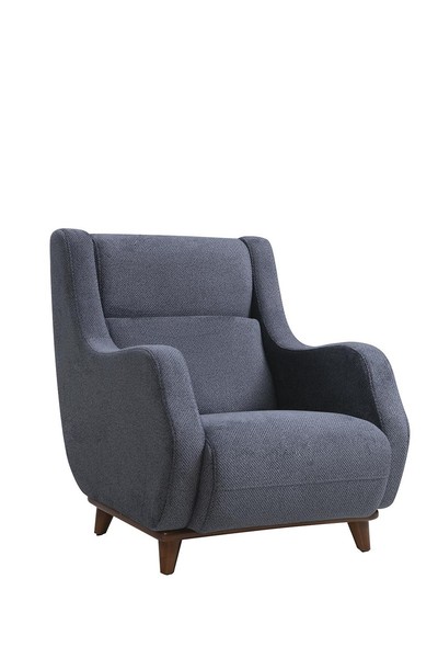 Grau Sessel Modern Sitz Wohnzimmer PolstermöBel Textil MöBel Design Neu-image