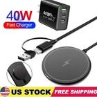 40W Magsafe Wireless Magnetic Fast Charger Pad For iPhone 17 16 15 14 13 Pro Max