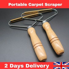 Portable Lint Remover Carpet Rake Scraper Dog Fur Fuzz Scraper Lint Roller Tool