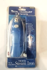 Steam Iron Samsonite Dual Voltage Travel Steam Royal Traveller New Old Stock