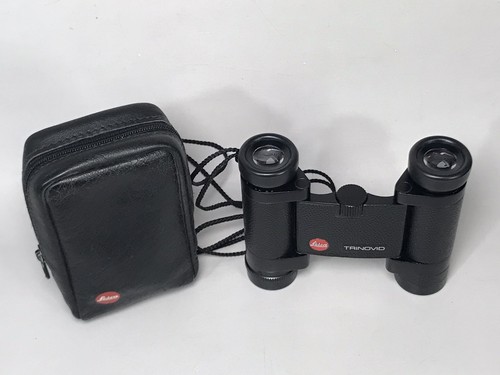 Binoculares Leica Trinovid 8x20 BC negros con estuche de cuero original - Imagen 4 de 17