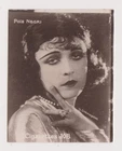 Pola Negri 1926 Societe Job Film Star Real Photo Tobacco Card E5