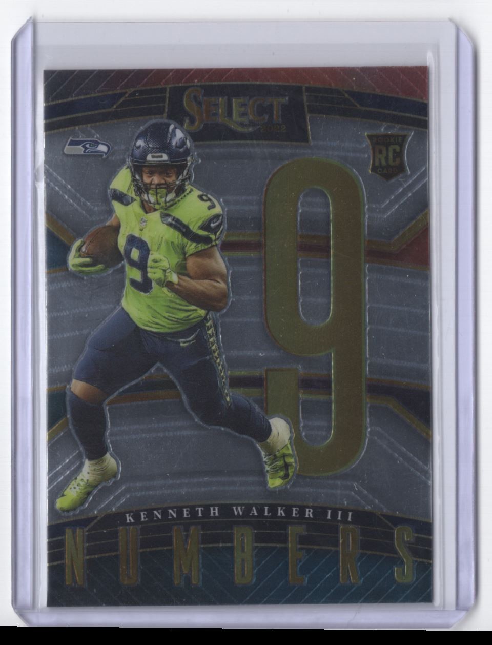 2022 Select Numbers Kenneth Walker III Rookie Seattle Seahawks #SN-23