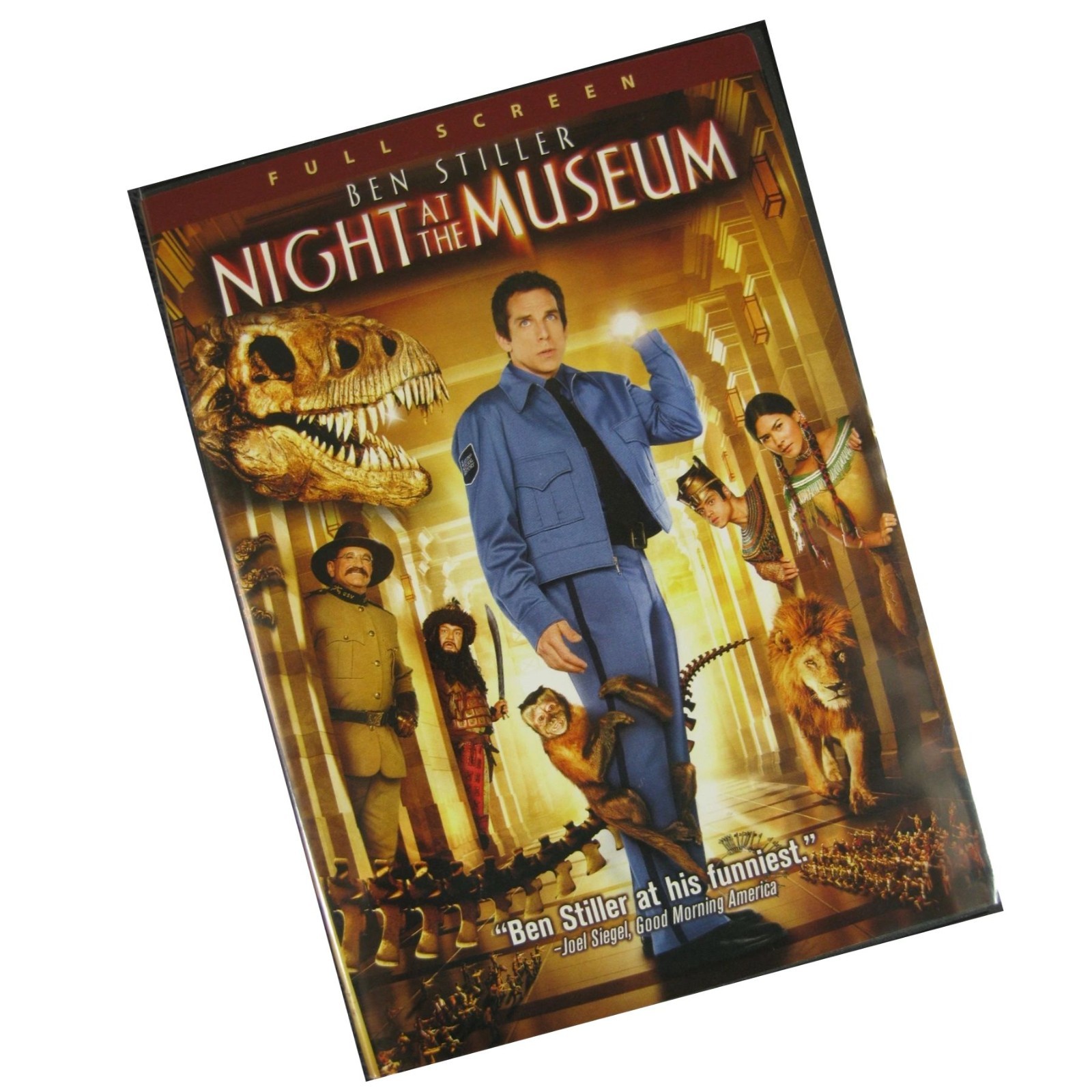 Night at the Museum DVD 2007 Ben Stiller Robin Williams Mickey Rooney Full Frame