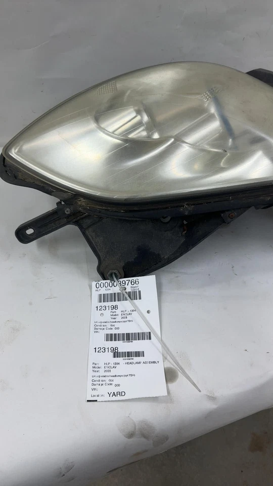 Faro Buick Enclave 2008-12 Asmbly Lft Adjs Hdlmps (opcional Tsh) Lh Foto 2 de 4