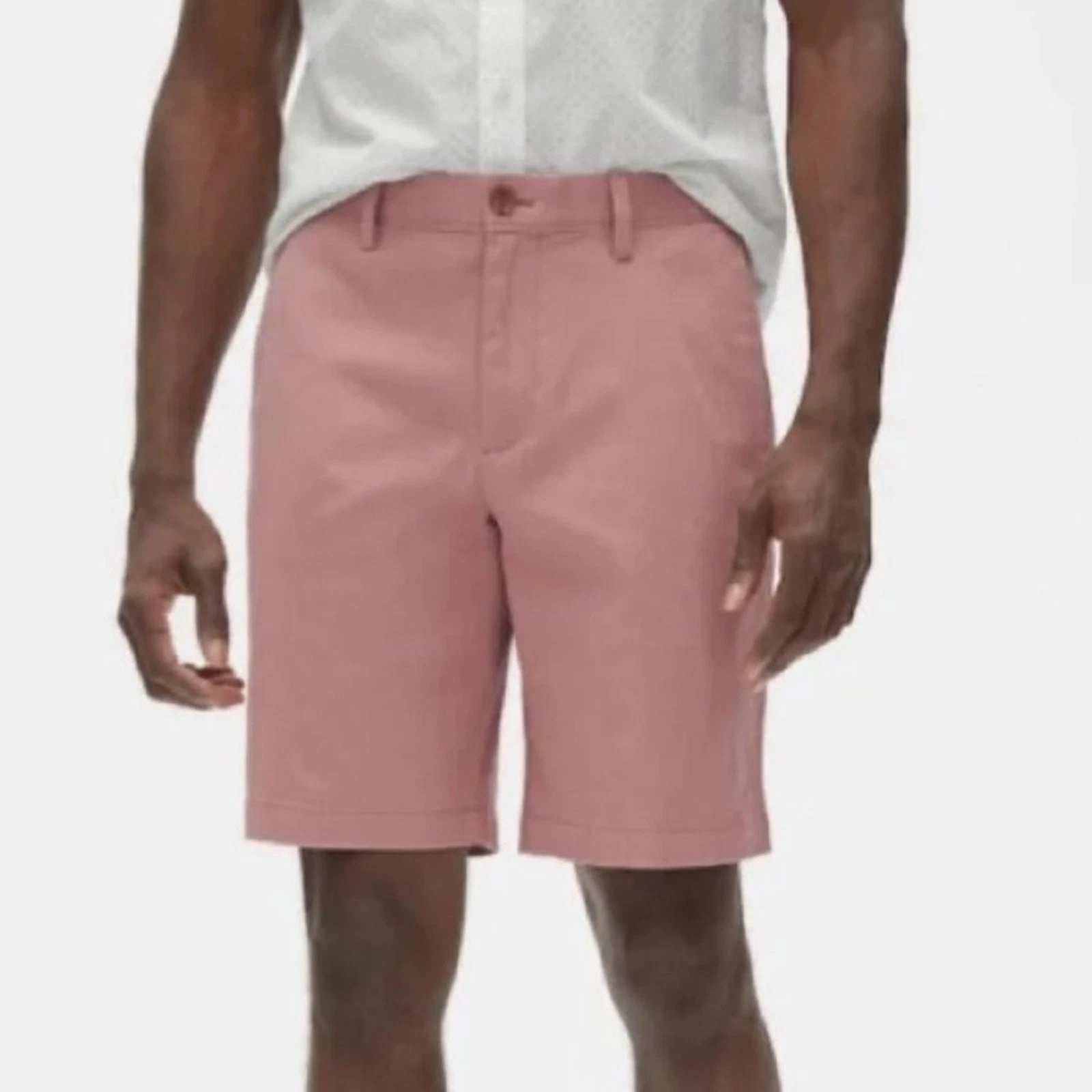 Banana Republic Shorts Men's Size 32 DUSK PINK COTTON Chino COASTAL Golf Aiden