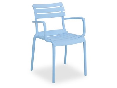 casa NOVA Gartenstuhl SKY BHT 57x82x58 cm blau Stapelstuhl Klappstuhl