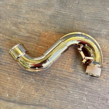 Royal Firebird Bass Clarinet Neck, Rose Gold Plating! Fits Polaris And Max Bass