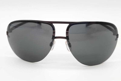 JIL SANDER Sonnenbrille Piloten Unisex J1004-C-6211-135-V285 Schwarz Black oval