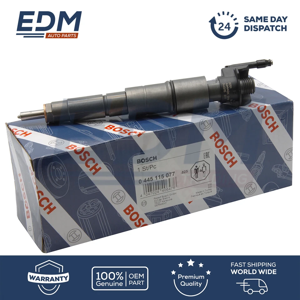 Inyector diésel BOSCH BMW X3 E83 X5 E70 X6 E71 E72 13537808089 0445115077 Foto 3 de 3
