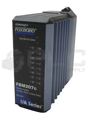FOXBORO FBM207c CHANNEL ISOLATED, 16 INPUT, 48VDC CONTACT SENSE