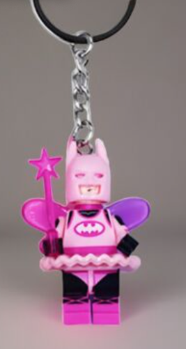 Batman Figur Schlüsselanhänger Paare Liebe rosa Batgirl Mini DC Taschenanhänger Geschenk Autoschlüssel - Bild 26 von 37