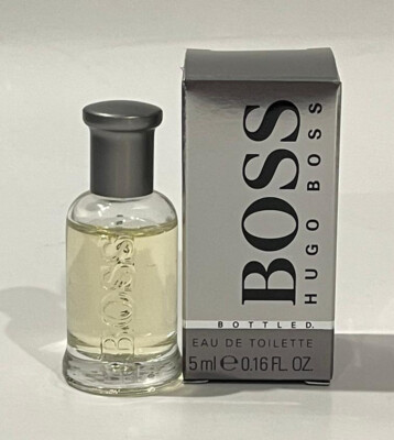 Boss Bottled No. 6 5ml Edt Splash Mini For Men New In Box 