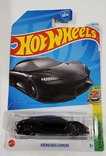 Hot Wheels 2024 HW Exotics 4/10 Black Koenigsegg Gemera Dollar General Exclusive