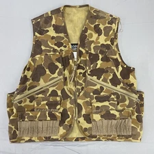 Mount'n Prairie Shooting Hunting Vest Padded Shoulder Mens Sz M Bird Pocket Zip