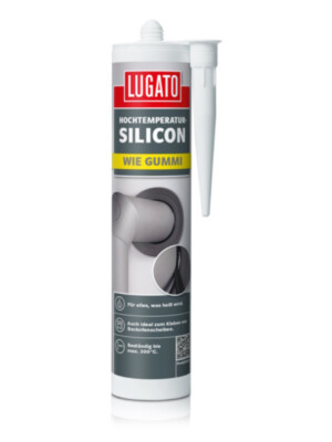Lugato Hochtemperatur Silikon Wie Gummi 310 ml schwarz - Backofen hitzebeständig
