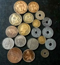 good ancient coins of France from  1861 to 1955  VF