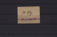 20742 - B&Auml;CKERPFENNIG: Notgeld M&Uuml;NCHEN, Bruckmann AG, 10 Pf, o. D. (um 1917),