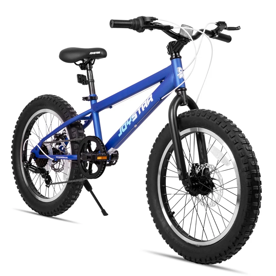 JOYSTAR 20 Inch Mountain Bike 7-12 Year old Wide Knobby Tires 7 Speed Drivetrain - Image 3 of 4