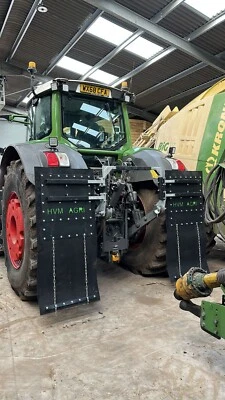 HVM AGRI Set of large tractor mud flaps fully adjustable