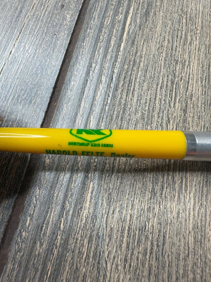 复古 NK 笔 Northrup King Seeds Severence CO 黄色和银色 — 第 3/4 张图片